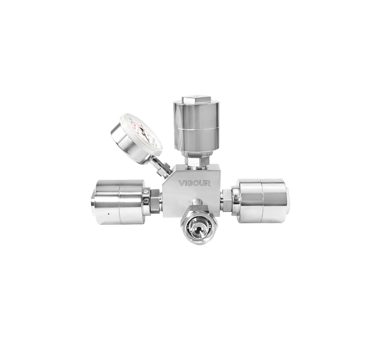 Ultra High Purity Purging Block