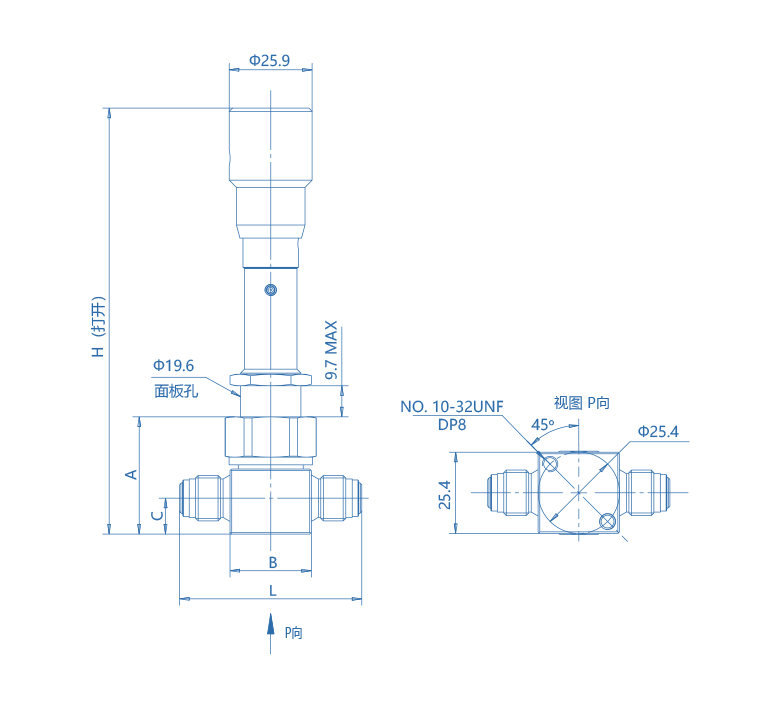 波纹管密封计量阀